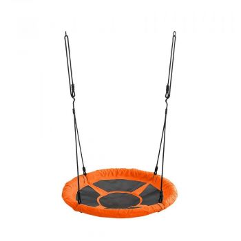 Leagan suspendat, cuib de barza, portocaliu, max 100 kg,65 cm