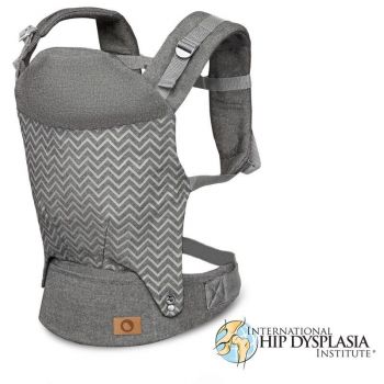 Marsupiu ergonomic Margareet, Cu 3 pozitii de transport, Cu gluga, Pana la 20 Kg, Wave