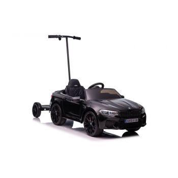 Masinuta BMW  M5 electrica pentru copii, cu telecomanda si platforma pentru parinti, 2 motoare, 9585