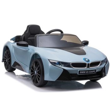 Masinuta electrica pentru copii, BMW I8, cu telecomanda, 2 motoare, greutate maxima 30 kg, 5161