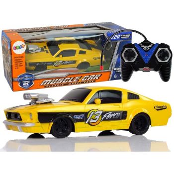 Masinuta sport RC pentru copii cu telecomanda, galbena, 1:20, 10240