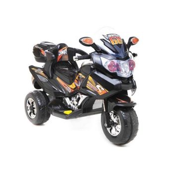 Motocicleta electrica sport pentru copii, PB378, LeanToys, 5719, Negru-Portocaliu