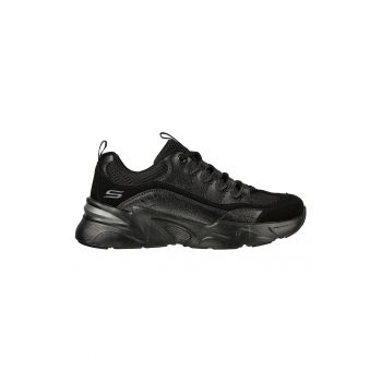 Pantofi sport cu insertii din piele ecologica Bobs Bamina