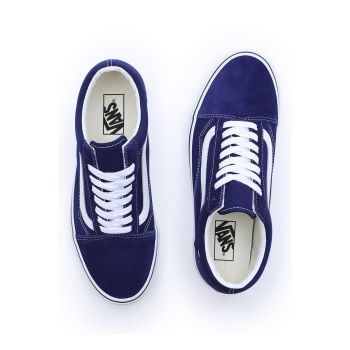 Pantofi sport de piele intoarsa si panza Old Skool