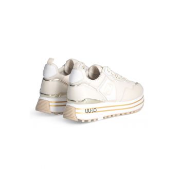 Pantofi sport de piele si piele ecologica cu logo