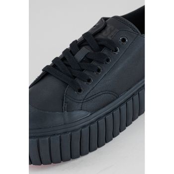 Pantofi sport din piele cu talpa flatform Hanami
