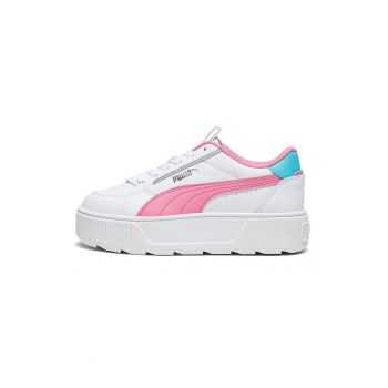 Pantofi sport flatform cu garnituri de piele Karmen Rebelle