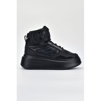 Pantofi sport inalti de piele