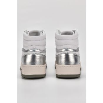 Pantofi sport mid-high de piele