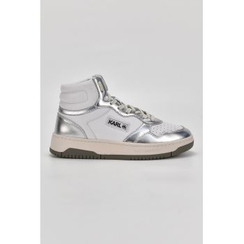 Pantofi sport mid-high de piele