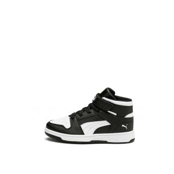 Pantofi sport mid-high de piele ecologica Rebound Layup