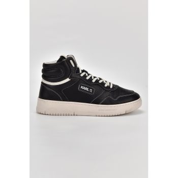 Pantofi sport mid-high de piele