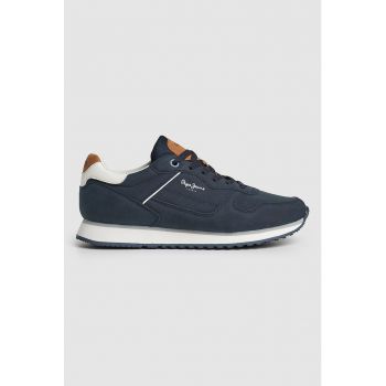 Pantofi sport uni de piele ecologica