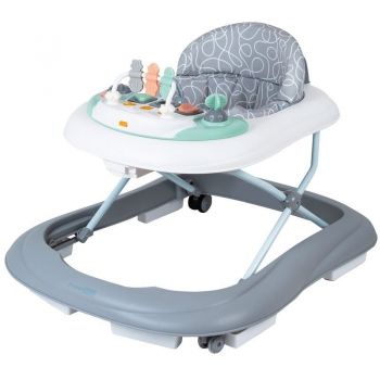 Premergator copii, Walker, Cu muzica si lumini, Cu roti, ABC Grey