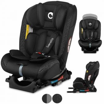 Scaun auto Sander Spatar reglabil, Forward-Facing sau Rear-Facing, Pozitie somn, 0-36 Kg, Cu Isofix si centura  Negru
