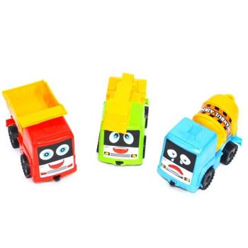 Set 3 masinute de constructie pentru copii