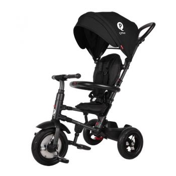 Tricicleta cu roti de cauciuc Qplay Rito Rubber Negru Tricicleta cu roti de cauciuc Qplay Rito Rubber Negru