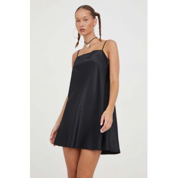 Abercrombie & Fitch rochie culoarea negru, mini, oversize