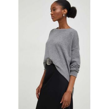 Answear Lab pulover de lana femei, culoarea gri, light