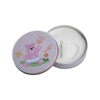 Baby HandPrint - Mulaj amprente in cutie cadou Dream Box, Roz