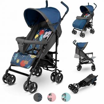 Carucior sport Elia, Cu husa de picioare, Cu Albastru