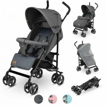 Carucior sport Elia, Cu husa de picioare, Cu Gri