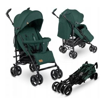 Carucior sport Irma, Cu husa de picioare, Cu Verde Inchis