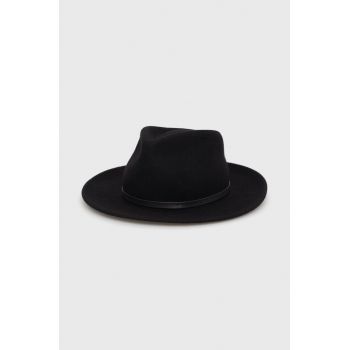 Coccinelle palarie de lana culoarea negru, de lana
