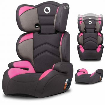 Scaun auto Lars Candy Spatar detasabil, 15-36 Kg, Roz
