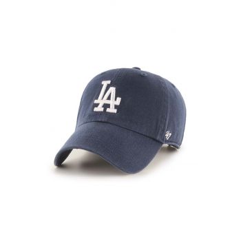 47brand șapcă de baseball din bumbac MLB Los Angeles Dodgers culoarea albastru marin, cu imprimeu de firma originala