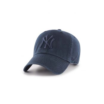 47brand șapcă de baseball din bumbac MLB New York Yankees culoarea bleumarin, cu imprimeu B-RGW17GWSNL-NYC de firma originala