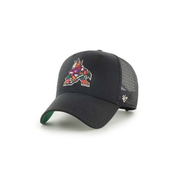 47brand sapca NHL Arizona Coyotes culoarea negru, cu imprimeu