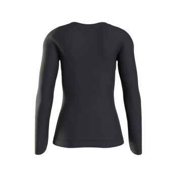Bluza din amestec de bumbac organic cu decolteu in V