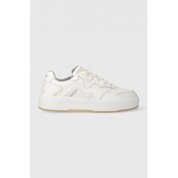 Gant sneakers din piele Kanmen culoarea alb, 27631217.G29