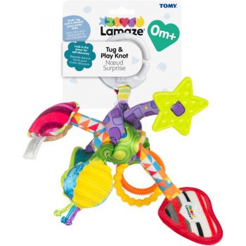 Jucarie multifunctionala Lamaze Tug n Play Knot