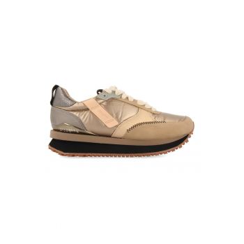 Pantofi sport cu garnituri de piele intoarsa ecologica Glads Axe