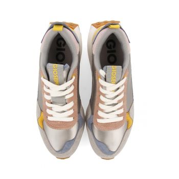 Pantofi sport cu model colorblock si garnituri de piele intoarsa Uderns