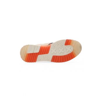 Pantofi sport low-cut cu garnituri de piele intoarsa