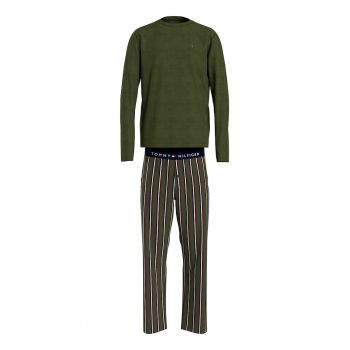 Pijama de bumbac organic cu pantaloni lungi