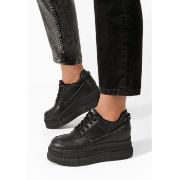 Sneakers cu platformă Alavara negri