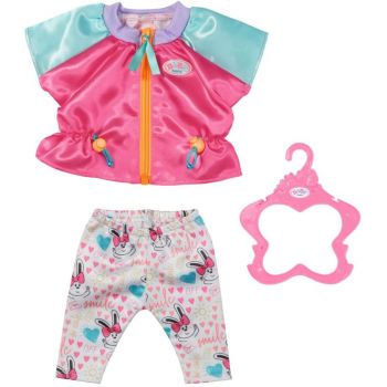 ZAPF Creation BABY born® leisure suit pink 43cm, doll accessories (jacket and pants, including clothes hanger)