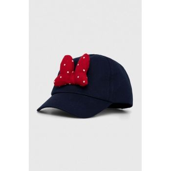zippy șapcă din bumbac pentru copii x Disney culoarea albastru marin, cu imprimeu