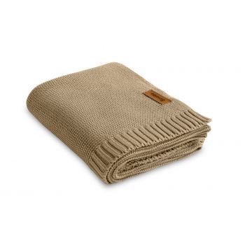 Paturica de bumbac si bambus Sensillo 100x80 cm Bej