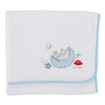 Paturica pufoasa din fleece 90x70 cm Comfi Love Hedgehog 844296