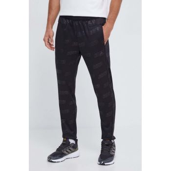 adidas pantaloni de trening culoarea negru, modelator