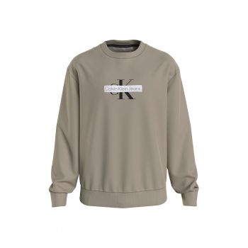 Bluza sport lejera cu imprimeu logo