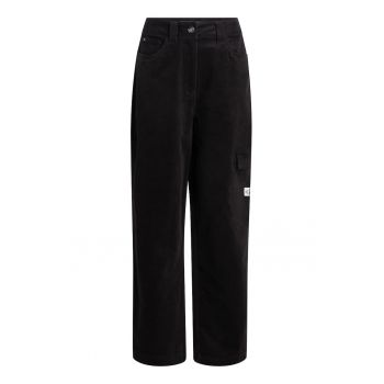 Pantaloni cargo cu talie inalta