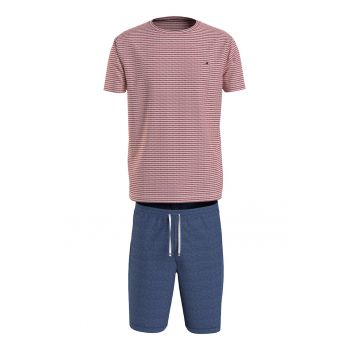 Pijama cu model si pantaloni scurti