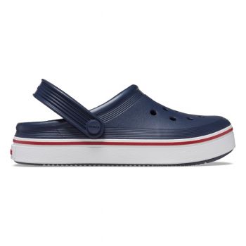 Saboți Crocs Crocband Off Court Clog Kids Albastru - Navy/Pepper de firma originali