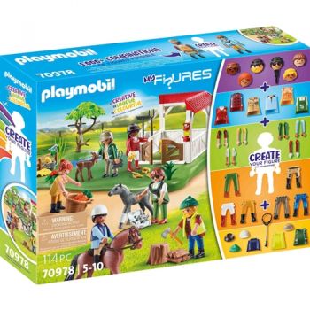 Set de Constructie Playmobil Creeaza Propria Figurina - Ferma De Cai